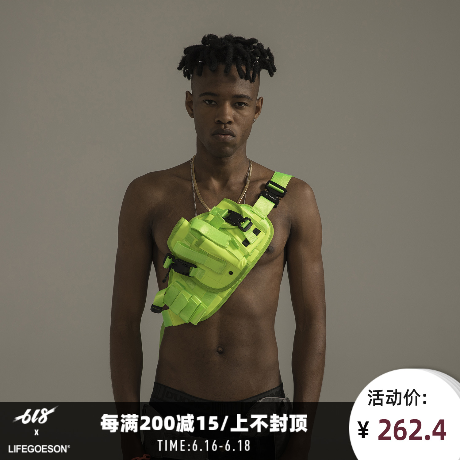 LIFGOESON2019SS多功能性机能腰包/腿包男战术骑行挂包机车胸挎包|msdalam kategori beg sukan/pakej luar/Fitting, Aksesori lain-lain - dari Buy2taobao.com untuk memberikan perkhidmatan ejen Taobao profesional membeli