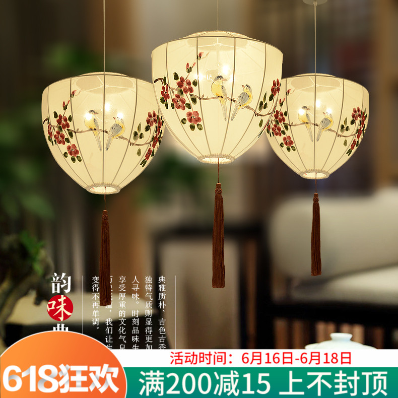新中式複古手繪吊燈陽台燈紅燈籠 餐廳燈茶樓火鍋店裝飾燈具批發在類目 家裝主材, 燈具燈飾, 吊燈中 - 來自Buy2taobao.com提供專業的淘寶代購服務