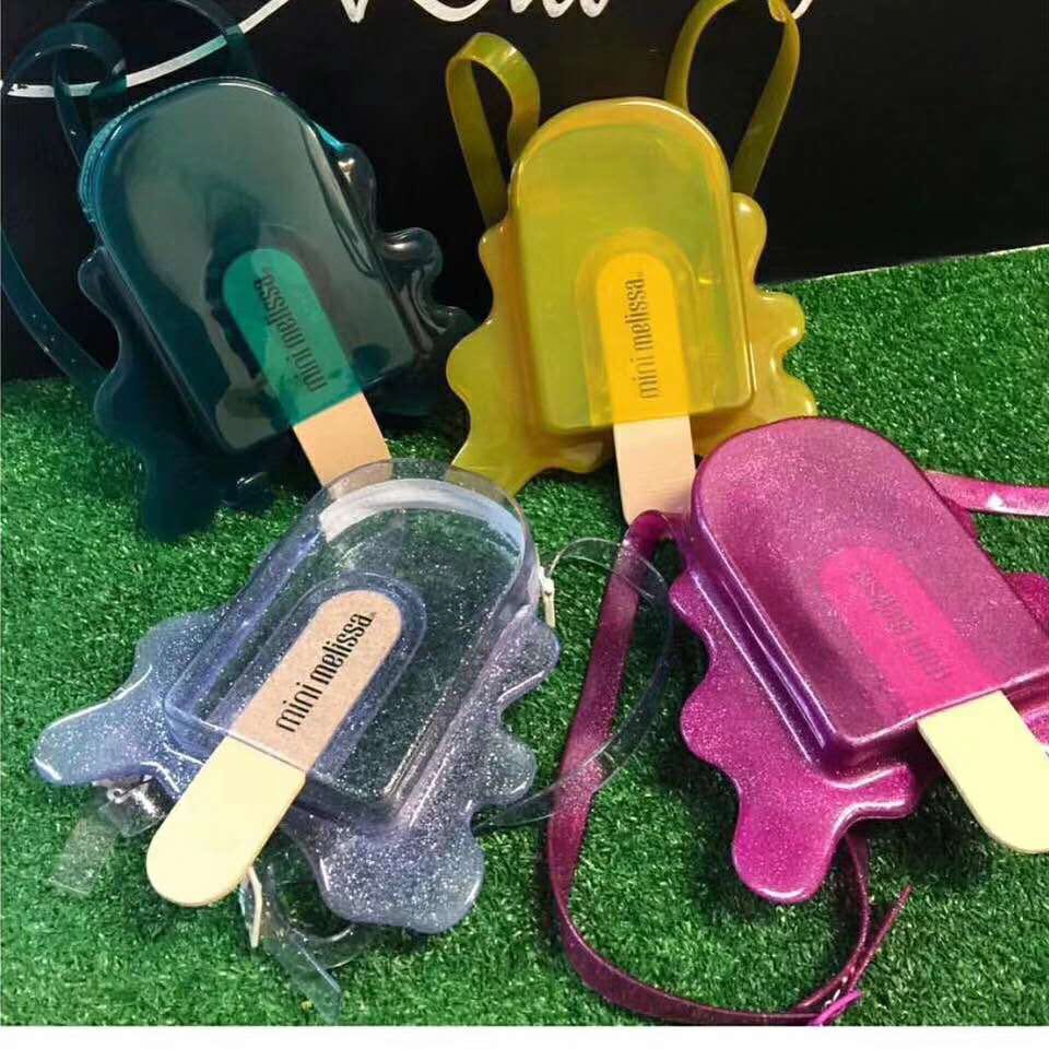 19 New Brazil Melissa melissa Jelly bag Popsicle Ice Cream lovely Backpack Parent Pack Female bagin the Leather/Lady bags/Men's bag, Ms. bags category - from Buy2taobao.com to provide professional Taobao agent buy service
