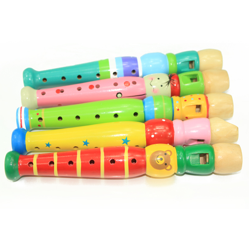 wooden Piccolo children Beginner Musical Instruments Toys kindergarten Early education music Teaching aids 6 trumpet Cartoon Clarinetin the Musical Instruments/Guitar/Piano/Fitting , Folk instruments , Ethnic wind instruments , Flute category - from Buy2taobao.com to provide professional Taobao agent buy service