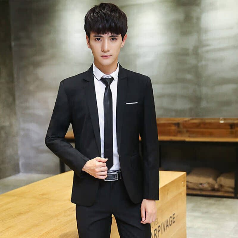 Dan Jieshi Suit man suit Three-piece Suite Korean Edition Host Self cultivation leisure time Blazer Business Formal Groomsmanin the Personalized custom/Design Services/DIY , Custom clothing bags , Custom clothing , Custom tailored suit category - from Buy2taobao.com to provide professional Taobao agent buy service