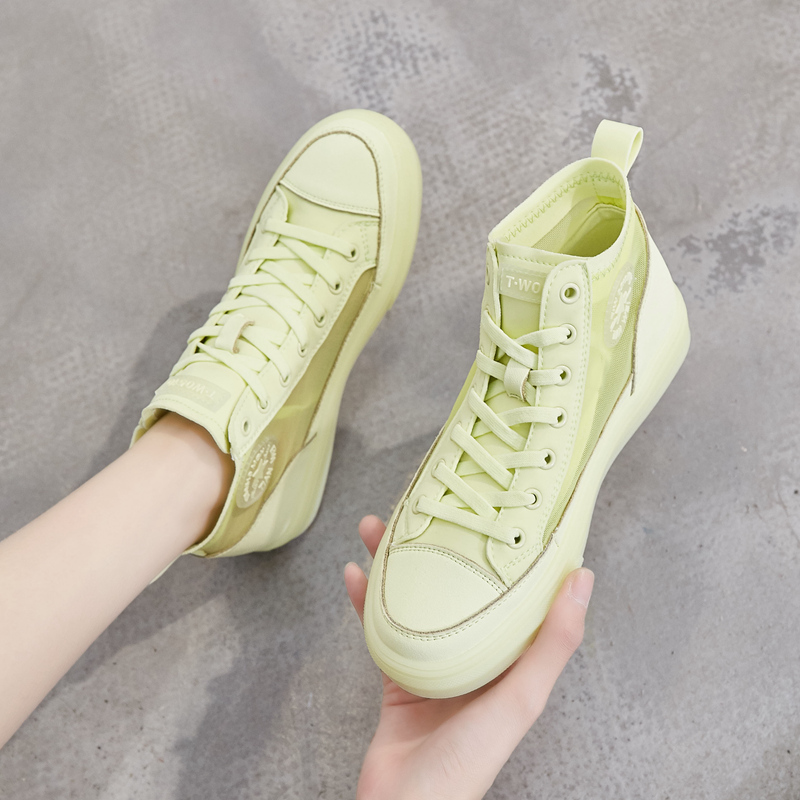 ventilation Mesh shoes ultrathin summer shoes Trendy shoes Versatile Ultra-fire White shoes Gaobang Casual shoesin the Women's Shoes, High shoes category - from Buy2taobao.com to provide professional Taobao agent buy service