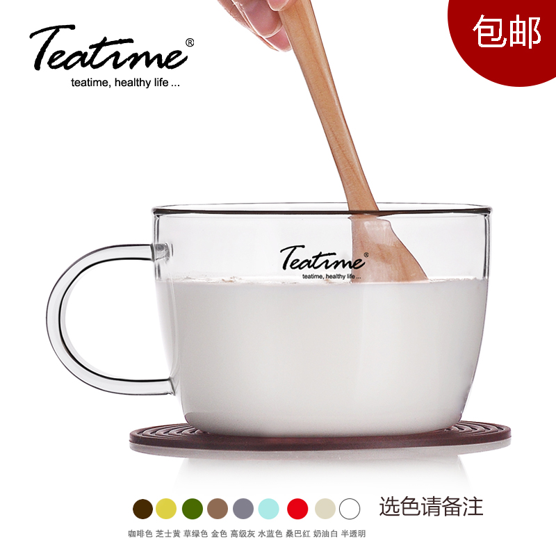 Exposure thickening Flood glass manual Heat Glass Breakfast Cup handle Oatmeal sesame Rice paste Glass bowlin the Tableware , Cup/Cups/Kettle , Glass category - from Buy2taobao.com to provide professional Taobao agent buy service