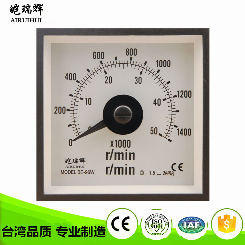 Airuihui( AIHUIHUI ) BE96W-1400R/Mmin 20MV Tachometer BE96 Pointer meterin the Hardware/Tool , Instrumentation , Other instrumentation category - from Buy2taobao.com to provide professional Taobao agent buy service
