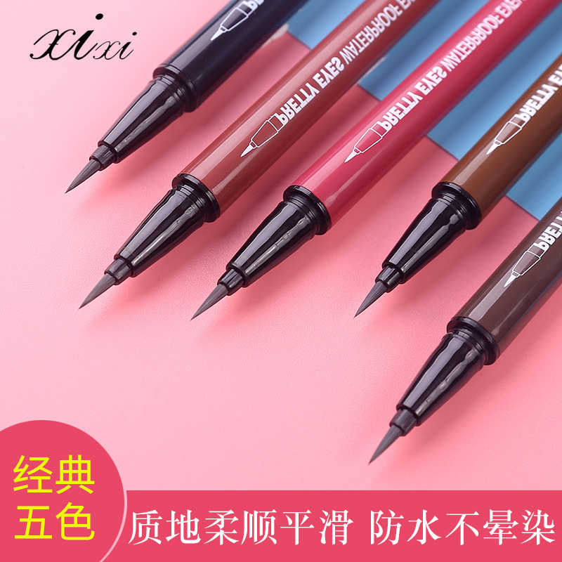 正品XIXI靓眸防水眼线液笔 酷黑不晕染液体眼线笔软头水笔包邮在类目 彩妆/香水/美妆工具, 眼线中 - 来自Buy2taobao.com提供专业的淘宝代购服务