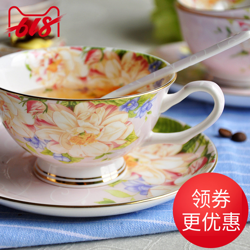 骨瓷咖啡杯组合套装欧式小奢华茶具英式下午茶杯欧美陶瓷带勺|ruв категории посуда, кофе, кофе - от Buy2taobao.com для оказания профессиональной услуги покупки агента Taobao