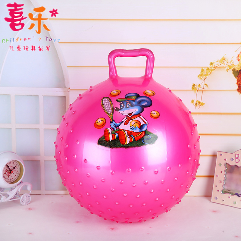 45cm Handle the ball baby Early education Emotionality train Children’s Toys kindergarten baby inflation Pat Massage ballin the Toy/Childs/Puzzle/Building block/Model , Outdoor sports/Leisure/Traditional toys , Ball Toys/Ball games category - from Buy2taobao.com to provide professional Taobao agent buy service