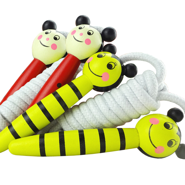 children Cartoon skipping rope woodiness Handle kindergarten 3-5-6 baby beginner security woodiness skipping rope Cottonin the Toy/Childs/Puzzle/Building block/Model , Outdoor sports/Leisure/Traditional toys , Rope skipping category - from Buy2taobao.com to provide professional Taobao agent buy service