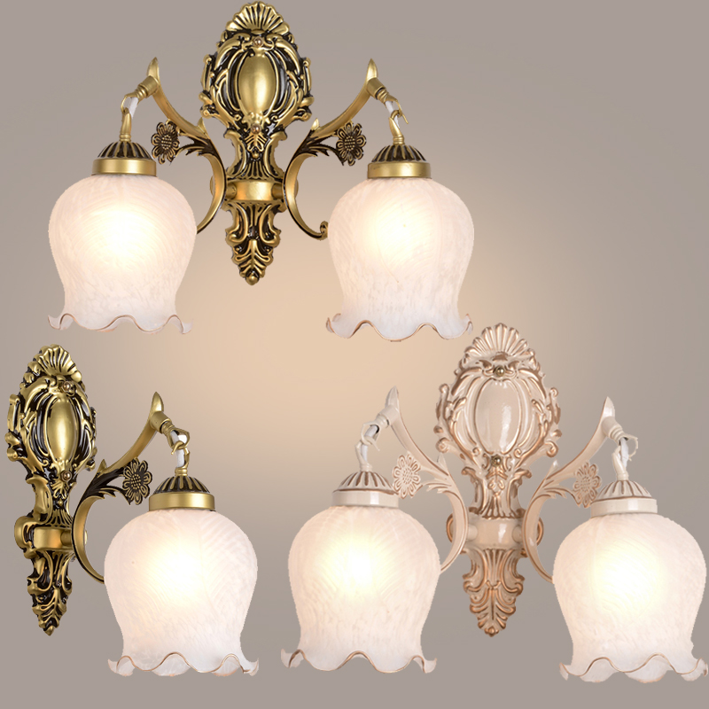 European style Background wall Wall lamp bedroom Bedside lamp Simplicity stairs Aisle balcony Wall lamp originality Bathroom Mirror Lightingin the Decoration main material , Lamps , Wall lamp category - from Buy2taobao.com to provide professional Taobao agent buy service
