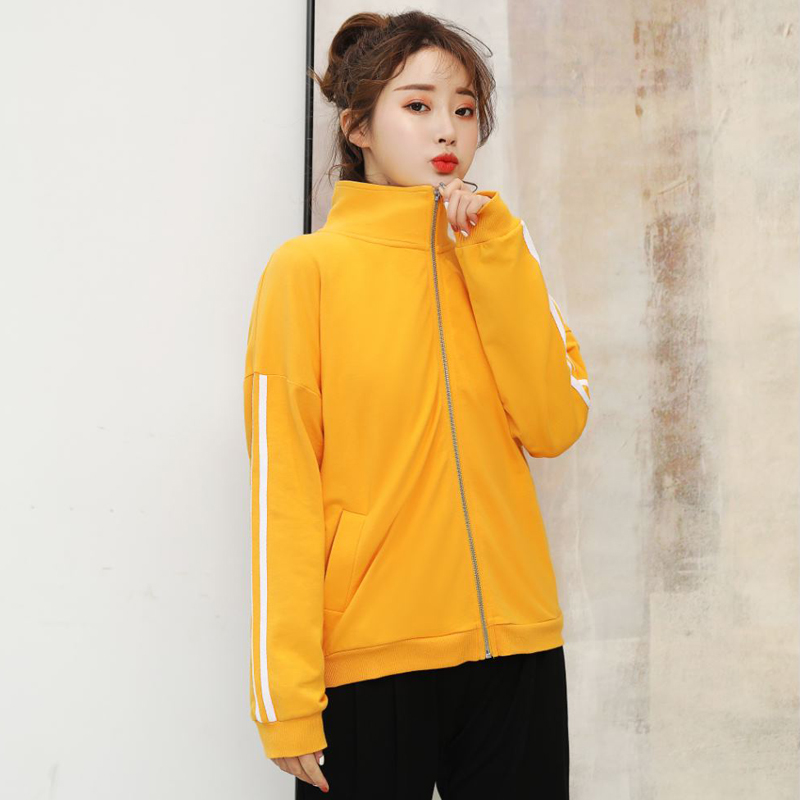 开衫拉链卫衣女薄款宽松无帽春秋纯棉夏不带帽立领运动外套慵懒风|msdalam kategori Butik wanita / wanita, sweater/Fleece - dari Buy2taobao.com untuk memberikan perkhidmatan ejen Taobao profesional membeli