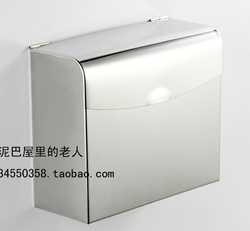 卫浴厕所洗手间公共卫生间纸巾盒打孔式卷纸架纸盒304不锈钢家用在类目 家装主材, 卫浴用品, 卫浴五金/挂件, 卷纸器/纸巾架中 - 来自Buy2taobao.com提供专业的淘宝代购服务
