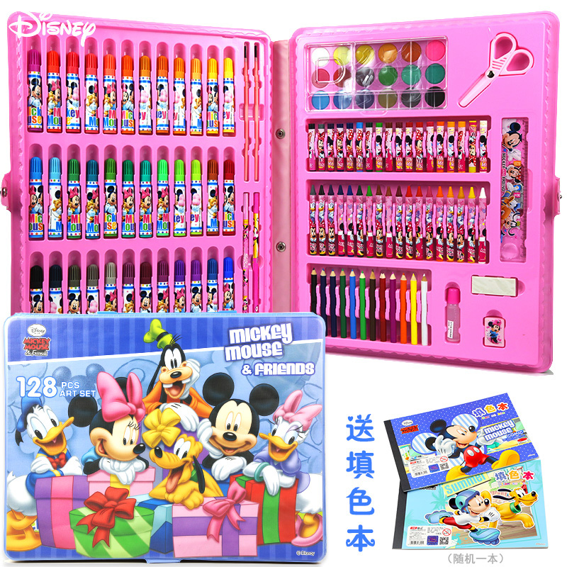 Disney children paint brush suit Big Gift Fine Arts Painting Tools student draw Stationery Gifts Crayons crayonin the Toy/Childs/Puzzle/Building block/Model , Learning/Experiment/Painting stationery , Stationery Gift/Painting Set category - from Buy2taobao.com to provide professional Taobao agent buy service