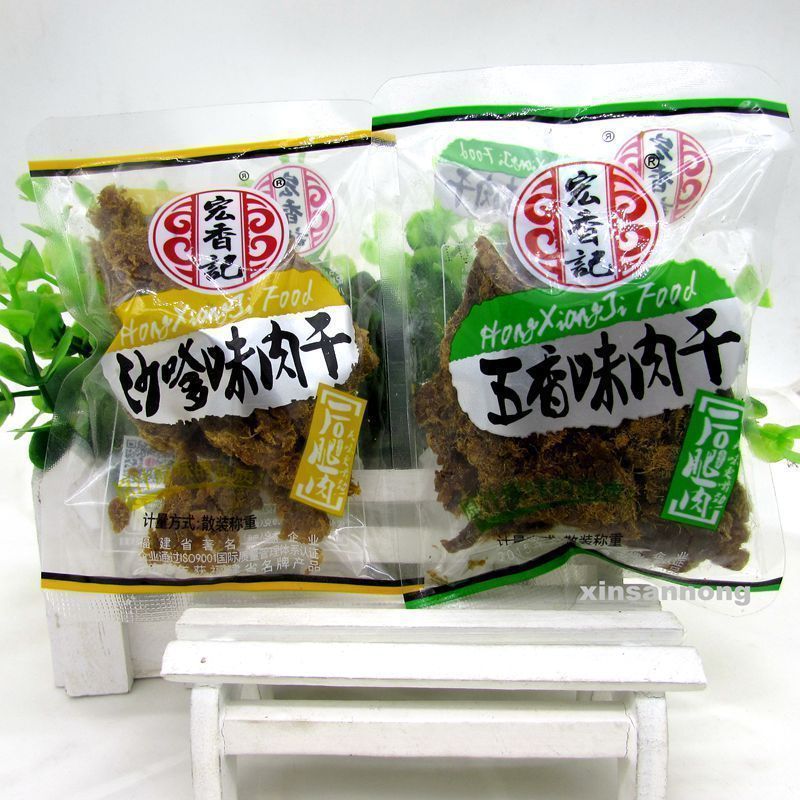 delicious food Wang Hong Kee Five flavor jerky Hot & Spicy jerky Pork Pork hind leg Small package 500 gramin the Snacks/Nuts/Specialty , Beef jerky/Preserved pork/Lo Snacks , Pork category - from Buy2taobao.com to provide professional Taobao agent buy service