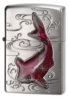 代购 Zippo芝宝打火机环氧树脂红鲤鱼古董镍日本|ruв категории ZIPPO/швейцарский армейский нож/очки, бренд зажигалки и аксессуары, ZIPPO/" - от Buy2taobao.com для оказания профессиональной услуги покупки агента Taobao