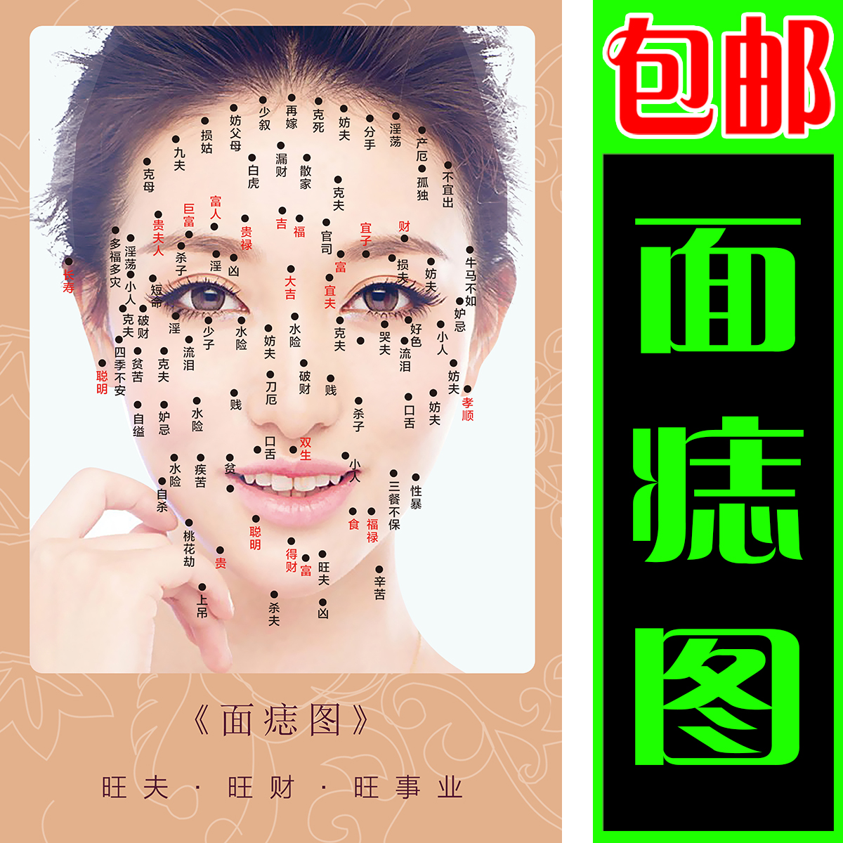 点痣海报图片男女美容祛斑祛痣面痣面相去痣大海报图片画除痣定做|msdalam kategori adat peribadi/Design Services/DIY, setiap hari/adat hiasan, photo/percetakan poster - dari Buy2taobao.com untuk memberikan perkhidmatan ejen Taobao profesional membeli