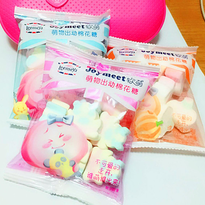 Joymeet Soft Meng Meng things Out Cotton candy Meng things lovely candy Independent Small package 33 gramin the Snacks/Nuts/Specialty , Sweets and snacks/Jelly/Pudding , Candy category - from Buy2taobao.com to provide professional Taobao agent buy service
