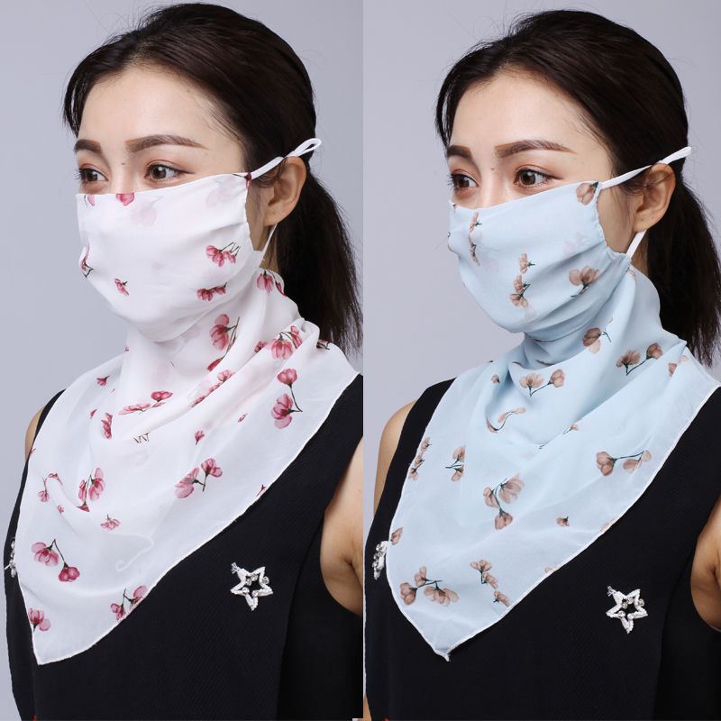 scarf Shawl summer Sunscreen ultraviolet-proof Neck protection Mask one Spring Chiffon drive a car Ride a bike Scarf Silk scarfin the Sports bag/Outdoor package/Fitting , Muffler/Bib category - from Buy2taobao.com to provide professional Taobao agent buy service