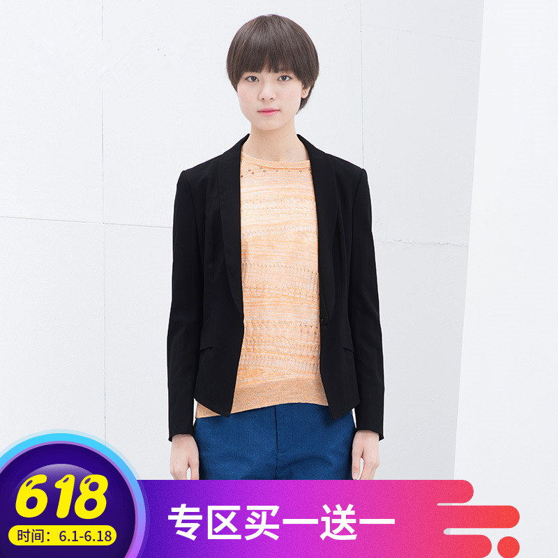 Spring and autumn season new pattern Korean Edition Simplicity OL fashion lady leisure time have cash less than that is registered in the accounts Self cultivation Show thin black suit coat jacketin the Women's clothing/Boutique , Suit category - from Buy2taobao.com to provide professional Taobao agent buy service
