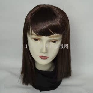 W9 2302假发<em>中长发</em>女<em>学生头发型</em>新款蓬松修脸