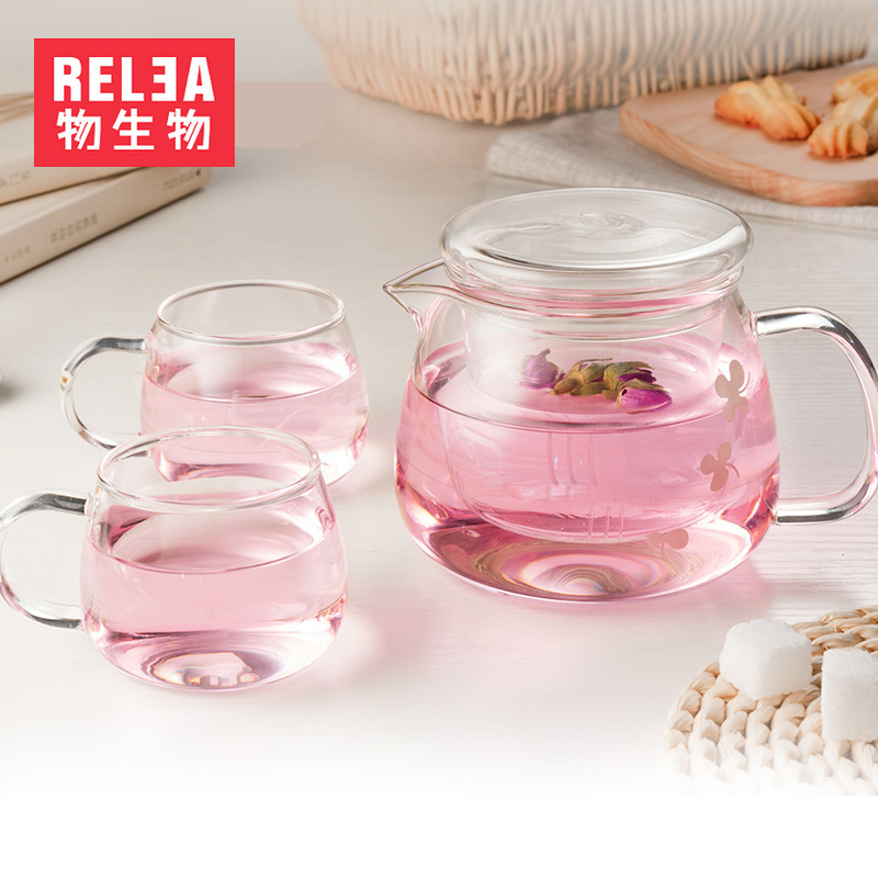 RELRA/物生物 耐高溫玻璃茶壺 耐熱玻璃過濾茶具花茶壺小玻璃壺在類目 餐飲具, 茶具, 茶壺中 - 來自Buy2taobao.com提供專業的淘寶代購服務