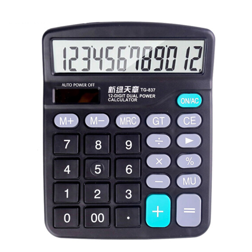 新绿天章TG-837桌面办公计算器 计算机通用款 12位双电源 赠电池在类目 电子词典/电纸书/文化用品, 计算器中 - 来自Buy2taobao.com提供专业的淘宝代购服务