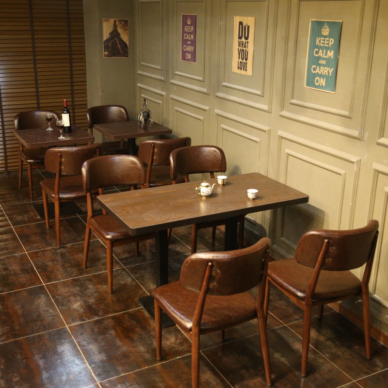 新款咖啡廳桌椅 茶餐廳西餐廳 休閑吧飯店 甜品店 奶茶店桌椅組合在類目 住宅傢俱, 桌類, 餐桌中 - 來自Buy2taobao.com提供專業的淘寶代購服務