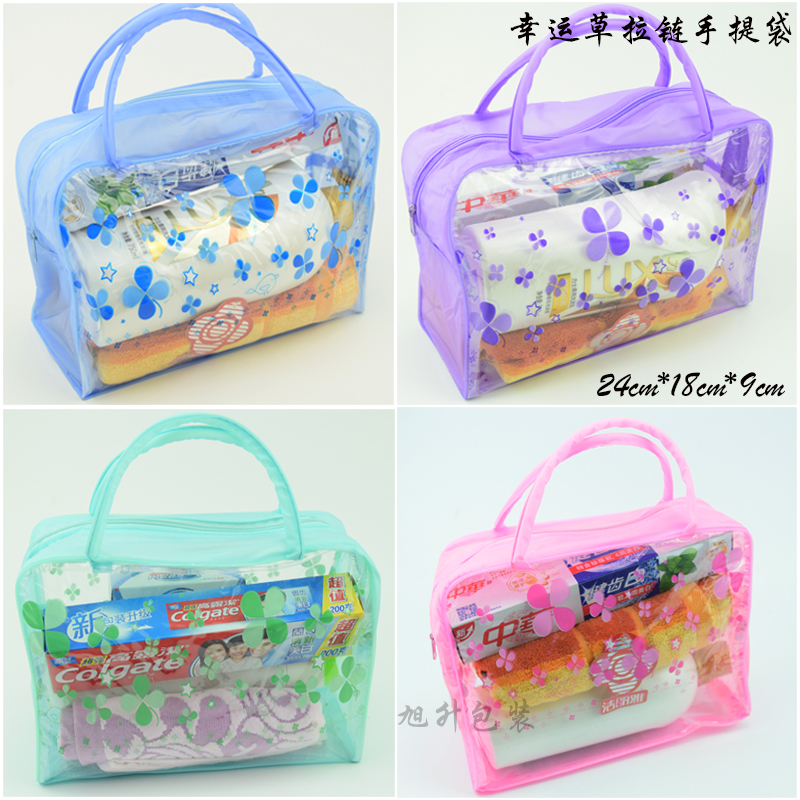 fashion Floret transparent zipper Wash and rinse Bag travel Swimming Portable Storage Cosmetic men and women Bath Wash bagsin the Family/Personal Cleaning Tools , Personal care cleaning appliances , Wash bag category - from Buy2taobao.com to provide professional Taobao agent buy service