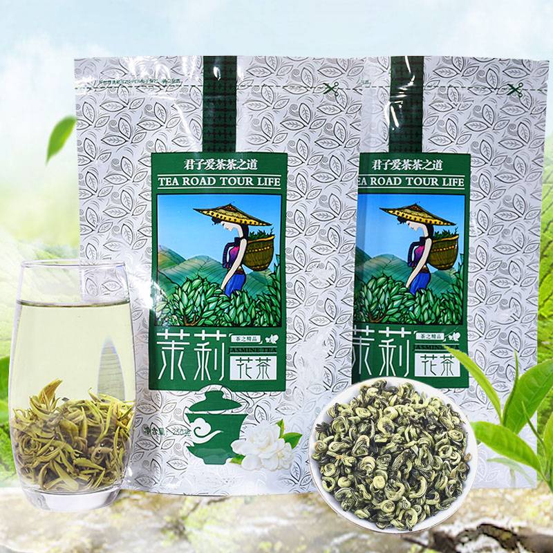 醉月山 茉莉花茶2019新茶散装浓香型玉螺王500g正宗广西横县茶叶|ruв категории чай, эрзац/цветы/фрукты/переработки чая, эрзац/цветочный чай - от Buy2taobao.com для оказания профессиональной услуги покупки агента Taobao