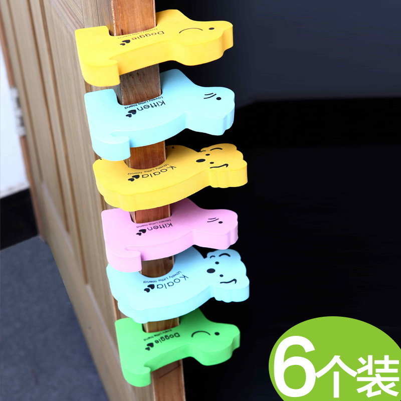 优尊卡通门卡6个装 宝宝安全门塞门夹门卡儿童婴儿防夹手安全门挡在类目 尿片/洗护/喂哺/推车床, 防撞/提醒/安全/保护, 安全门卡中 - 来自Buy2taobao.com提供专业的淘宝代购服务