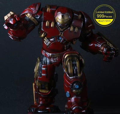 crazy toys 限量版999 钢铁侠mk44 iron man 反浩克 手办模型玩具