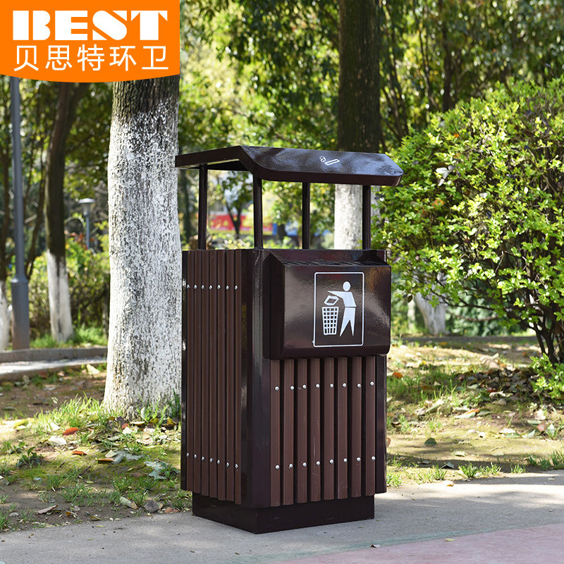 villa Trash high-grade Garbage bin originality Trash outdoors Retro Wood Trash classification garbagein the Business/Office Furniture , City Furniture , Public health services , Trash/Ash pan category - from Buy2taobao.com to provide professional Taobao agent buy service