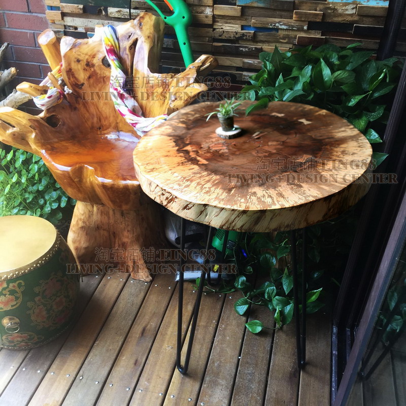 The original ecology design furniture tea table Coffee Tables literature Log Tea Service Western food table solid wood Tea ceremony Special Offer Promotionin the Residential furniture , Categories , Tea table category - from Buy2taobao.com to provide professional Taobao agent buy service