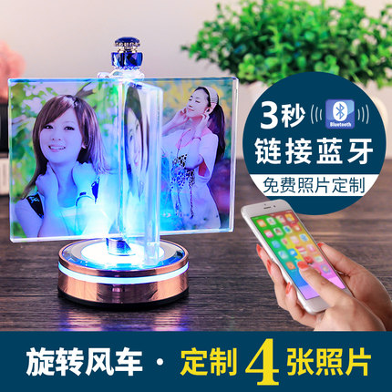 水晶魔方diy相片制作 旋轉風車個性定制四面相冊擺台創意生日禮物在類目 個性定製/設計服務/DIY, 日用/裝飾定製, 水晶定製, 水晶影像定製中 - 來自Buy2taobao.com提供專業的淘寶代購服務