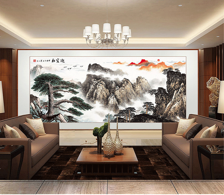 新中式手绘意境水墨山水迎客松背景墙装饰画17428303在类目 商务/设计服务, 设计服务, 设计素材/源文件中 - 来自Buy2taobao.com提供专业的淘宝代购服务