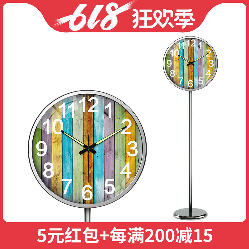夜光數字落地挂鍾北歐風格 立地鍾時尚創意站地鍾表金屬靜音客廳在類目 家居飾品, 家居鍾飾/鬧鐘, 立鍾/落地鍾中 - 來自Buy2taobao.com提供專業的淘寶代購服務
