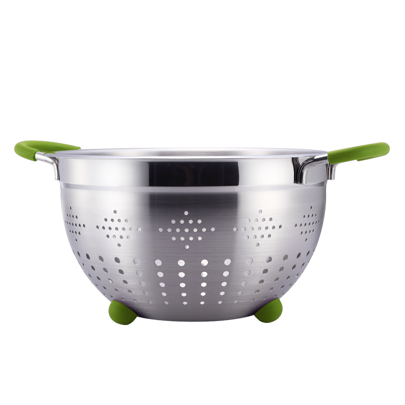 Ling Feng 304 Stainless steel Vegetable Basket Fruit plate Leach basket Over the water Basket 24cmin the Tableware , Tableware , Fruit bowl/Fruit plate/Hamper category - from Buy2taobao.com to provide professional Taobao agent buy service