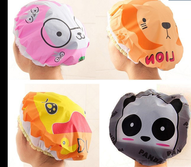 Japanese lovely Cartoon waterproof take a shower Shower cap adult Female models Long Bathing cap enlarge thickening take a shower Shampoo capin the Family/Personal Cleaning Tools , Personal care cleaning appliances , Shower cap category - from Buy2taobao.com to provide professional Taobao agent buy service
