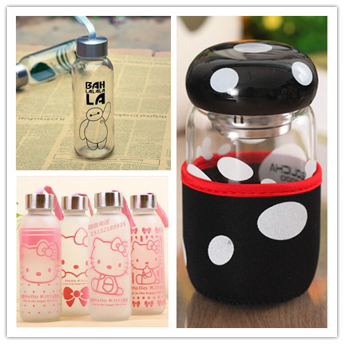 Jane. lovely Super adorable Water cup Mushroom glass children Portable Like a breath of fresh air Flower cup originality Readily Cup With coverin the Tableware , Cup/Cups/Kettle , Readily Cup category - from Buy2taobao.com to provide professional Taobao agent buy service