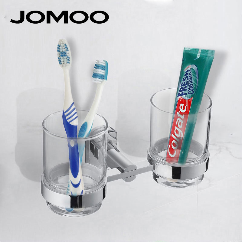 JOMOO九牧全铜双杯架 洗漱架 漱口杯 卫浴五金挂件 双杯架 933603|ruв категории награду материалов, туалетные принадлежности, санитарное оборудование/кулон, подстаканник/"кубок - от Buy2taobao.com для оказания профессиональной услуги покупки агента Taobao