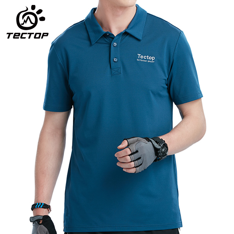 new pattern summer Short sleeved outdoors motion Quick drying T-shirt Men's POLO Lapel Elastic force Perspiration ventilationin the Outdoor/Mountaineer/Camping/Travel Goods , Outdoor clothing , Quick-drying underwear , Quick-drying T-shirt category - from Buy2taobao.com to provide professional Taobao agent buy service