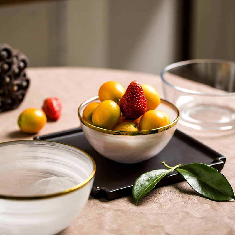 Tea washing Large Large household suit Japanese Buddhist mood Spittoon trumpet Glass transparent Water cup Fruit platein the Tableware , Tableware , Fruit bowl/Fruit plate/Hamper category - from Buy2taobao.com to provide professional Taobao agent buy service