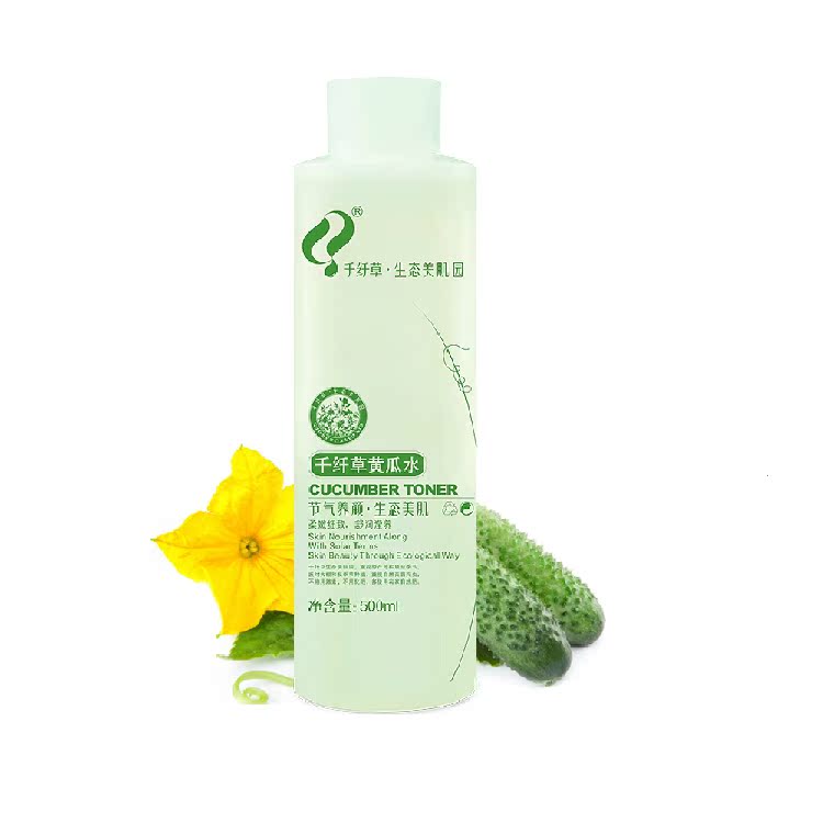 千纤草黄瓜水500ml 爽肤水补水保湿收毛孔柔肤水小黄瓜水润肤水女|msdalam kategori Beauty/badan/minyak pati, losyen/toner - dari Buy2taobao.com untuk memberikan perkhidmatan ejen Taobao profesional membeli