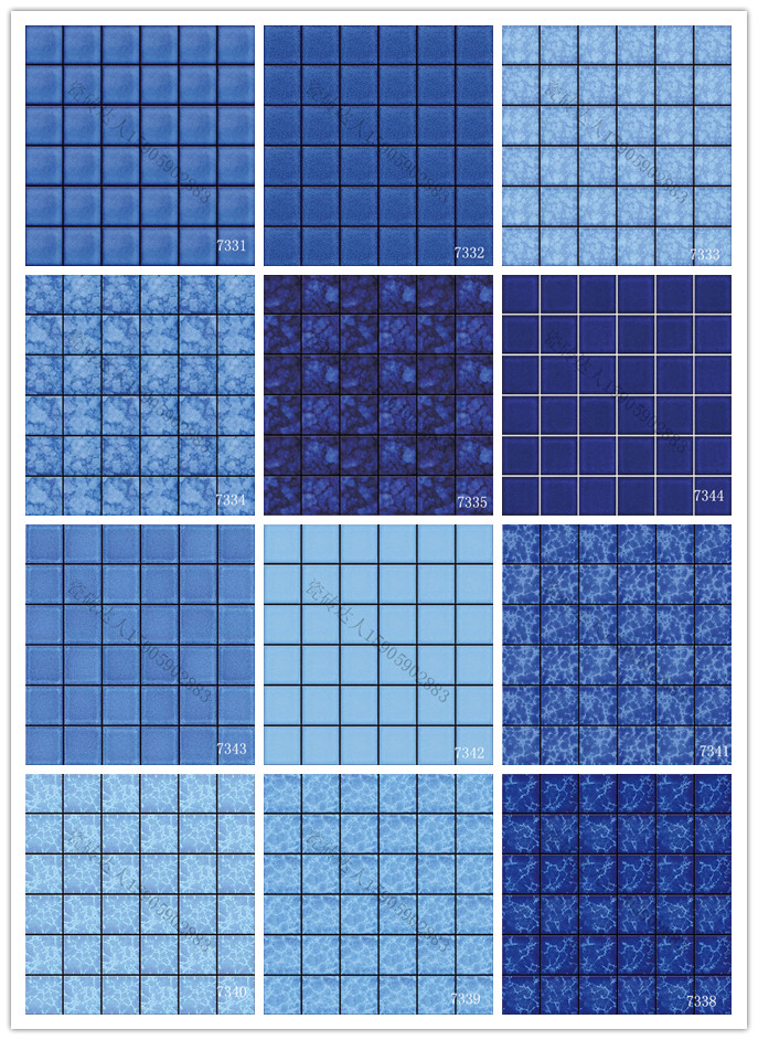 30 blue ceramic tile Mosaic a living room Restaurant bathroom TOILET Swimming Pool Mediterranean Sea background Wall tile floor tilein the Decoration main material , Ceramic tile , Other categories Tiles category - from Buy2taobao.com to provide professional Taobao agent buy service