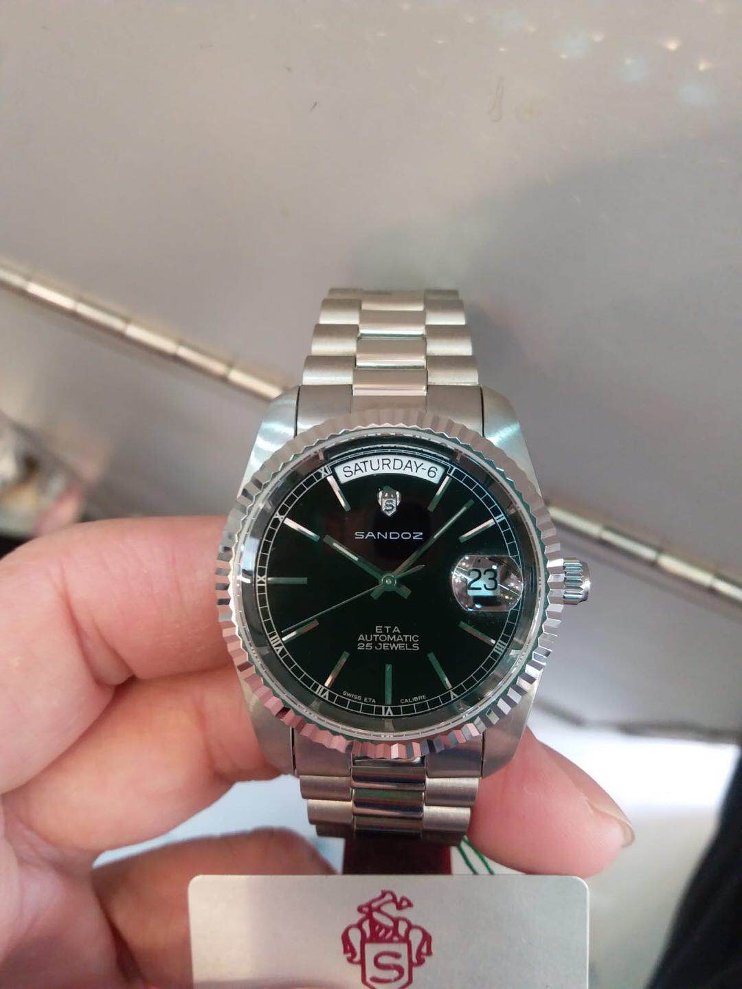 SANDOZ山度士男自動機械錶表 098732D-34-8在类目 手表, 腕表中 - 来自Buy2taobao.com提供专业的淘宝代购服务