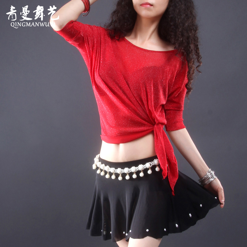 青曼肚皮舞2019肚皮舞新款练功服练习服上衣蝙蝠袖罩衫团体服包邮在类目 运动/瑜伽/健身/球迷用品, 舞蹈/健美操/体操, 肚皮舞, 肚皮舞上装中 - 来自Buy2taobao.com提供专业的淘宝代购服务