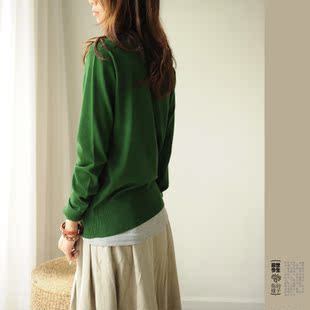 毛衣外套<em>短款 针织</em>衫 宽松韩版 我与小镇 女<em>开衫</em>