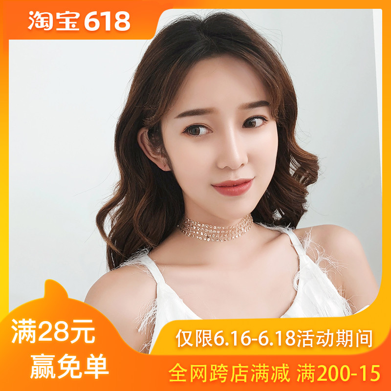 Clavicle chain ins Necklace Collar fashion have cash less than that is registered in the accounts Lace Net Red Neck strap Neck chain choker Necklace A collar for a horse Female modelsin the Accessories/Fashion Jewelry, Necklace category - from Buy2taobao.com to provide professional Taobao agent buy service