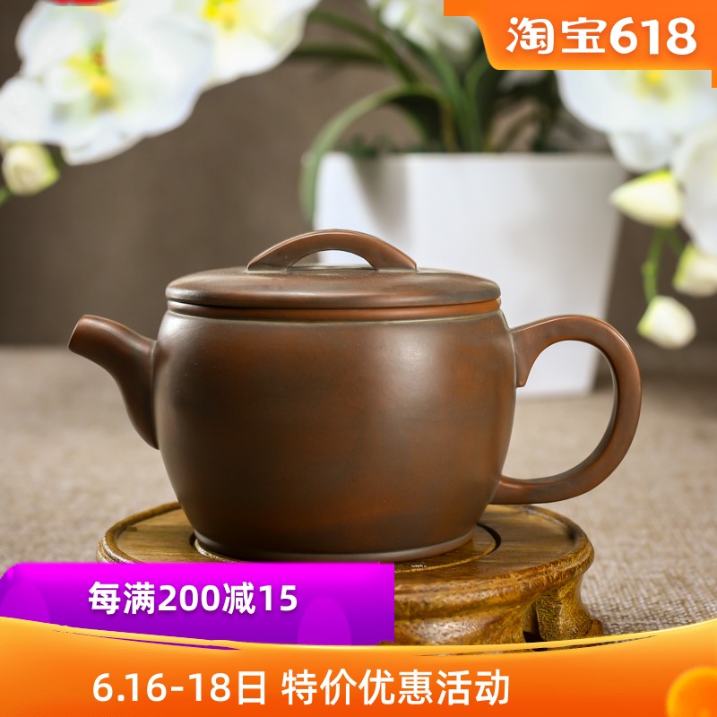 汉瓦 纯手工手拍壶广西钦州坭兴陶精品茶壶 紫砂壶工艺原矿紫陶泥在类目 餐饮具, 茶具, 茶壶中 - 来自Buy2taobao.com提供专业的淘宝代购服务