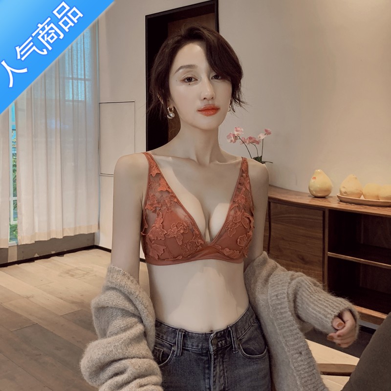 正品花朵好美~春夏新款文胸套装超薄款不凸点bralette女内衣法式|ruв категории Нижнее белье, лифчик костюм - от Buy2taobao.com для оказания профессиональной услуги покупки агента Taobao
