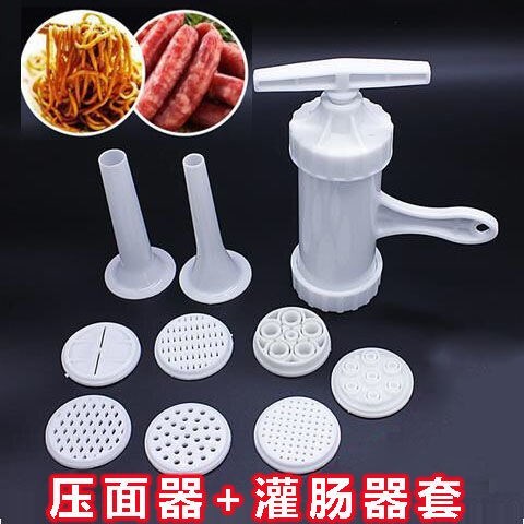 塑料压面机家用手动拧面条机莜面窝窝捞面机小型和面机器灌香肠在类目 厨房/烹饪用具, 厨用小工具/厨房储物, 面条机/压面机中 - 来自Buy2taobao.com提供专业的淘宝代购服务